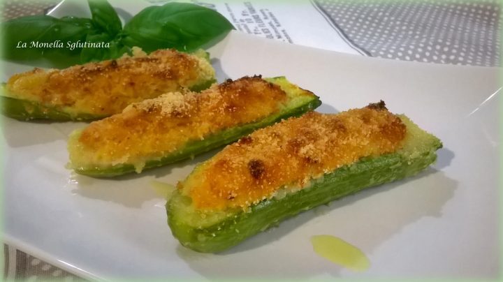 Zucchine ripiene con mortadella