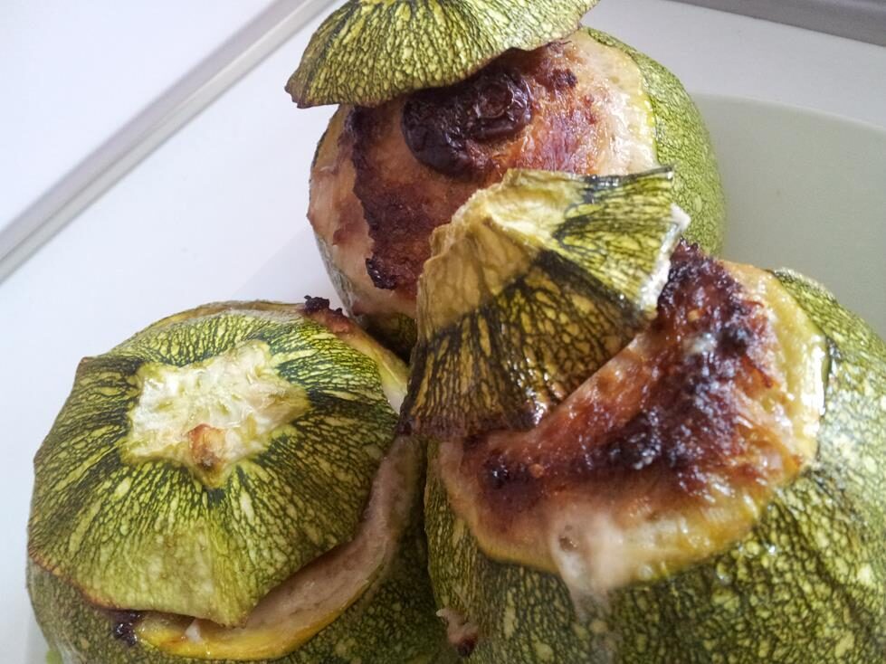 Zucchine ripiene di carne