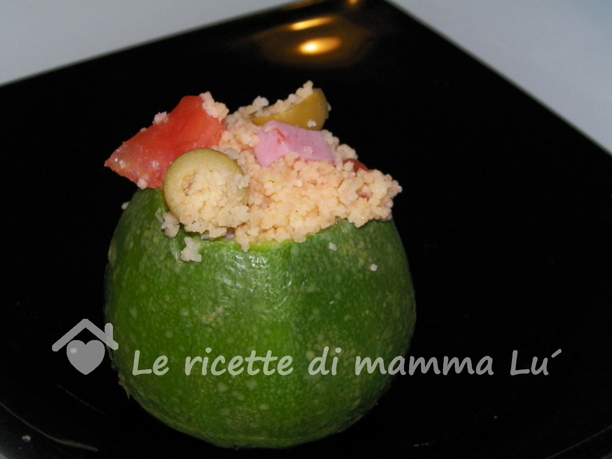 Zucchine ripiene di couscous