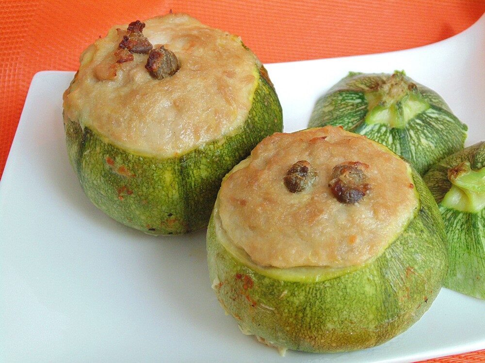 Zucchine ripiene di salmone