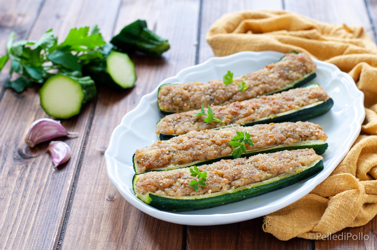 Zucchine ripiene di tonno