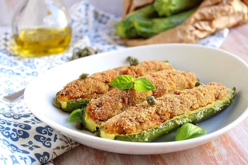 Zucchine ripiene di tonno