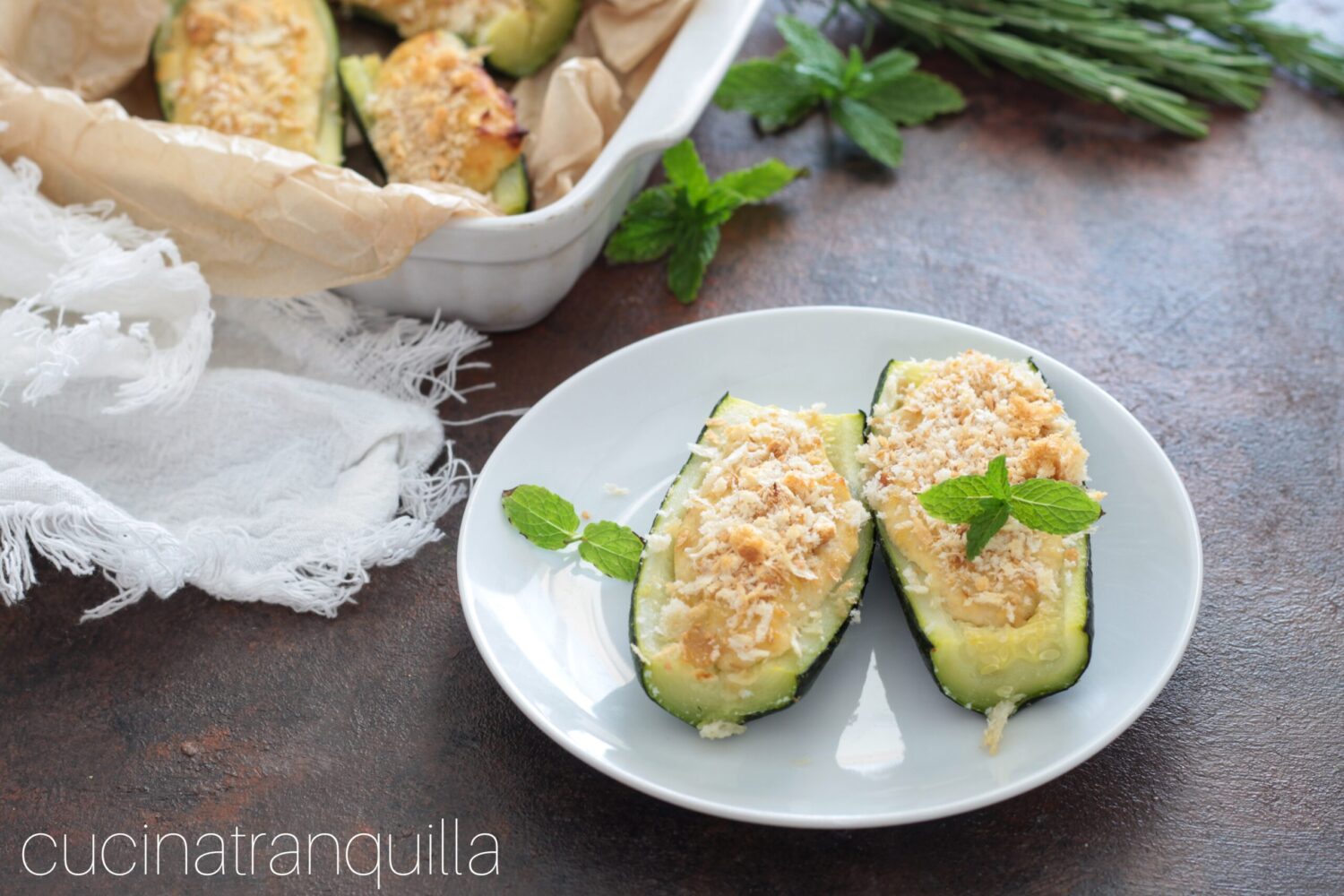 Zucchine ripiene di tonno