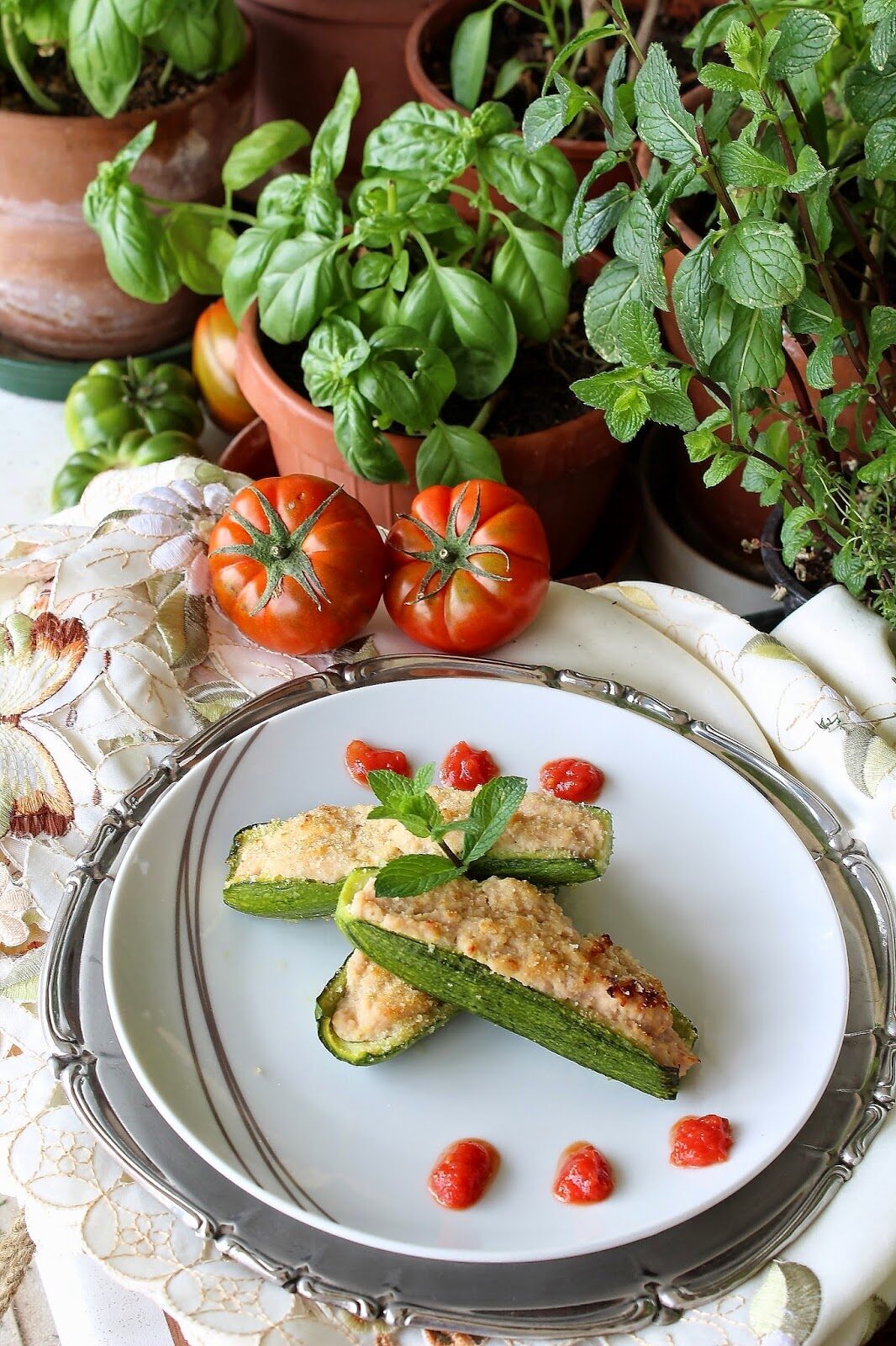Zucchine ripiene