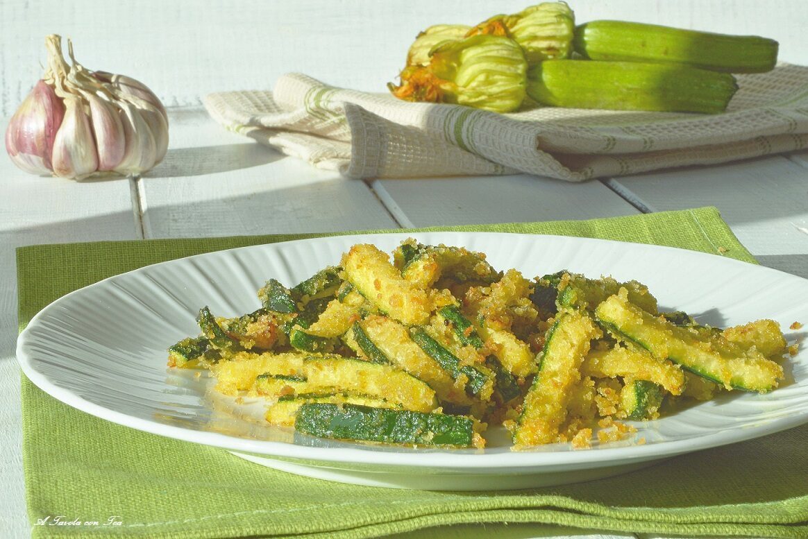 Zucchine sabbiose ricetta contorno veloce