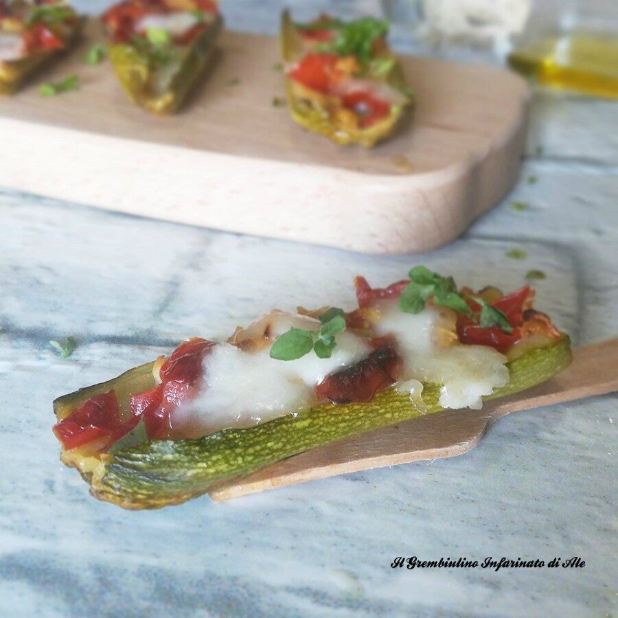 Zucchine semplici al forno
