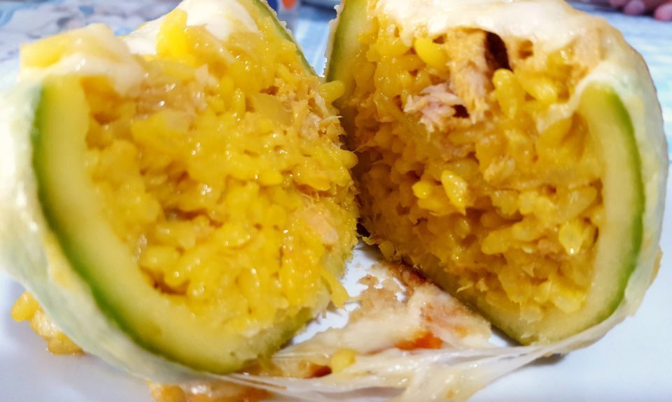 ZUCCHINE TONDE RIPIENE DI RISO