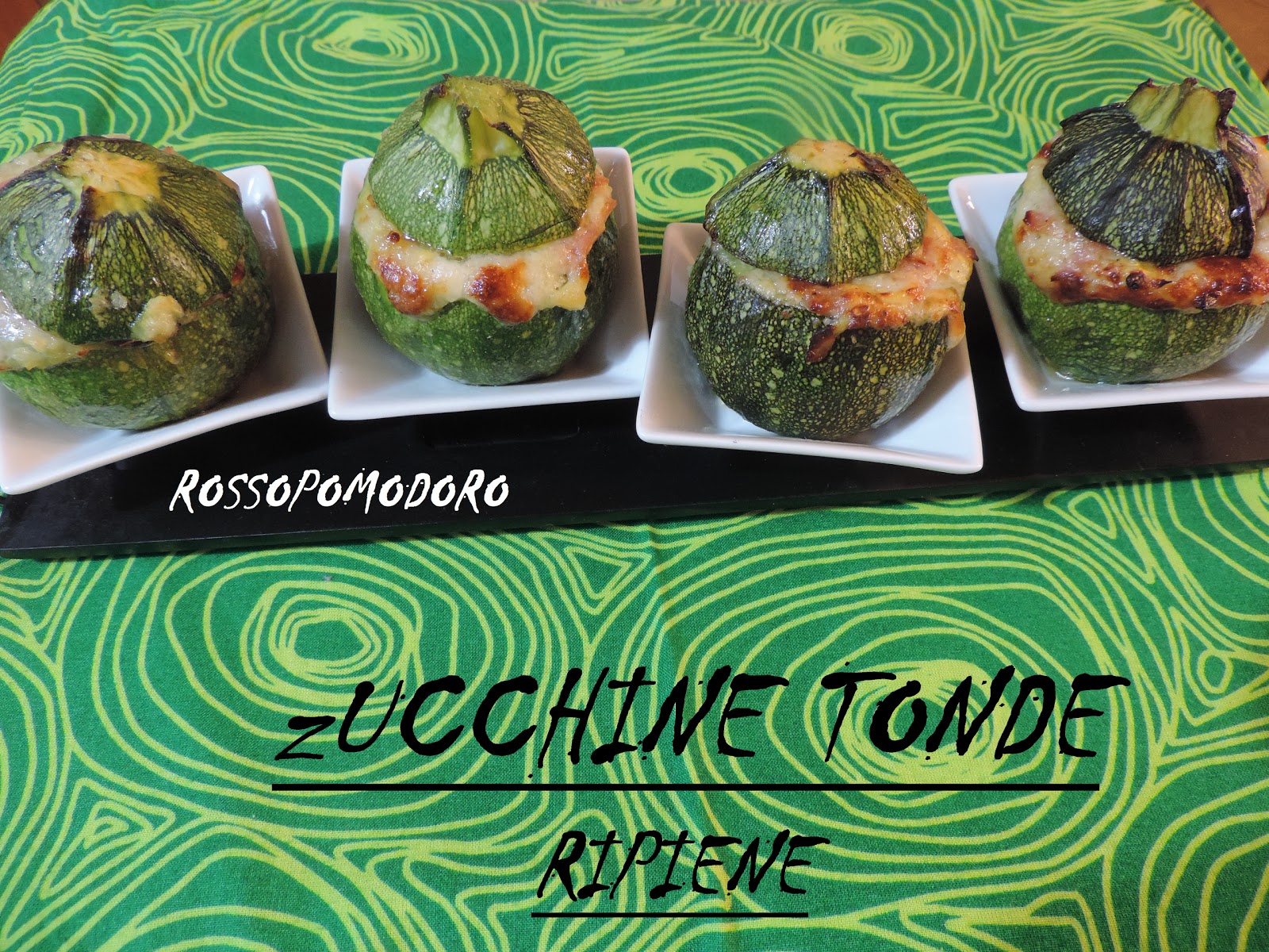 Zucchine tonde ripiene