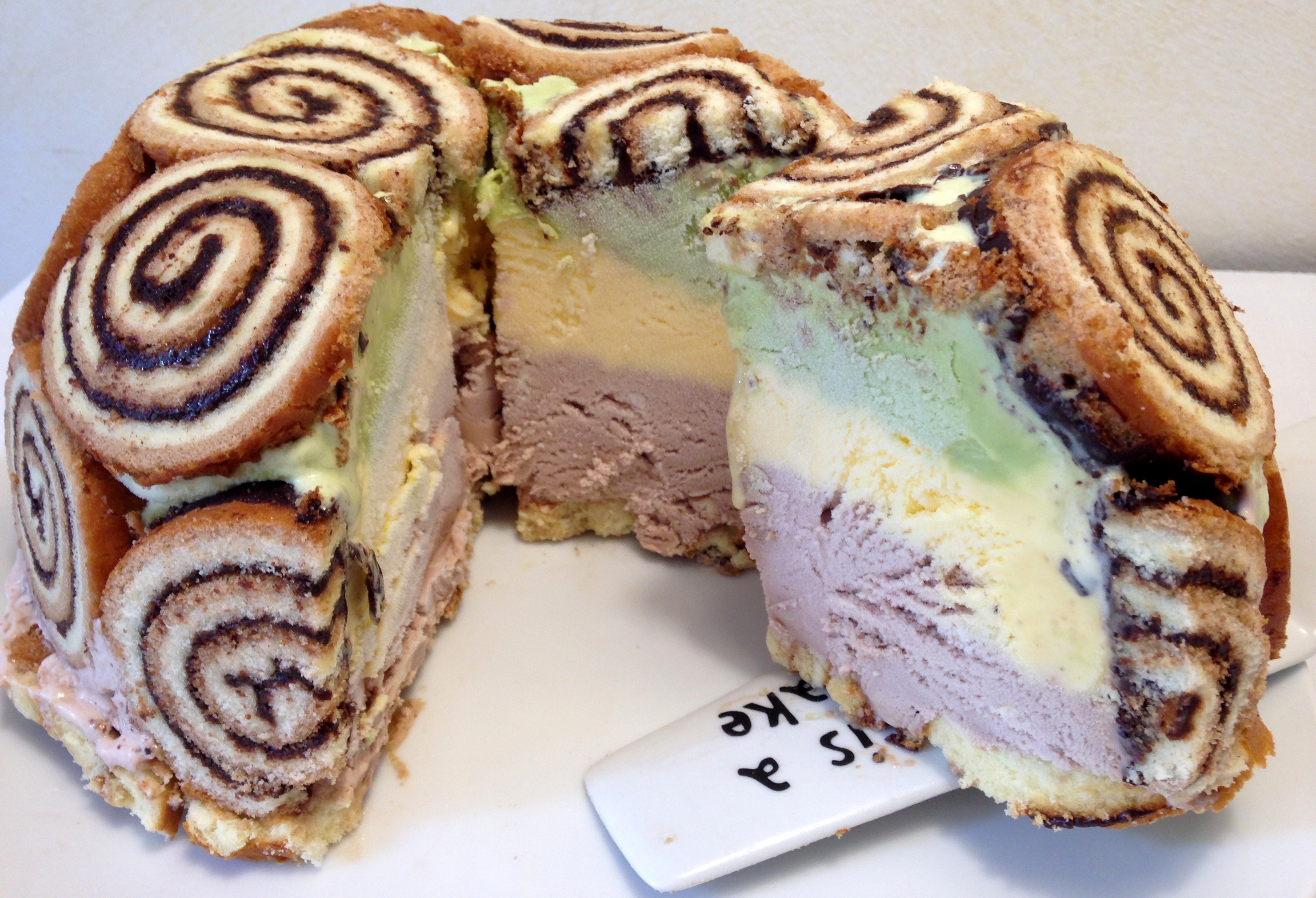 Zuccotto con girelle e gelato (VELOCISSIMO)