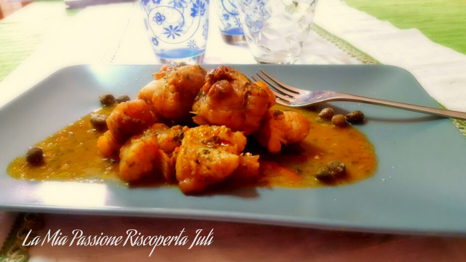 Zuppa con pesce raia razza