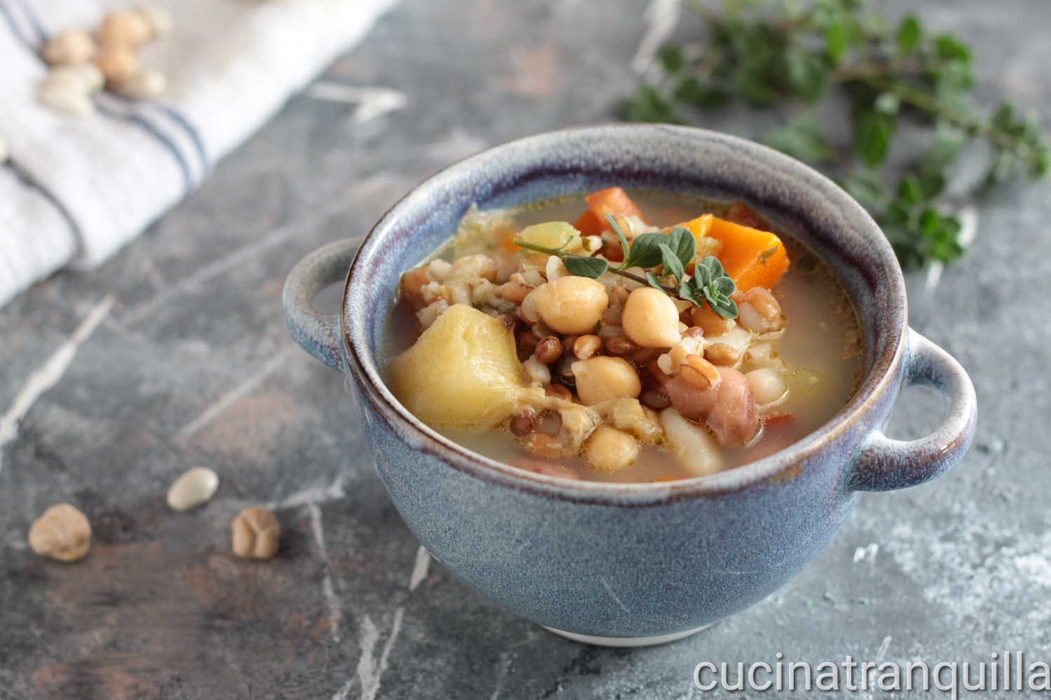 Zuppa di avena e cereali