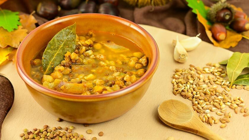 Zuppa di castagne autunnale