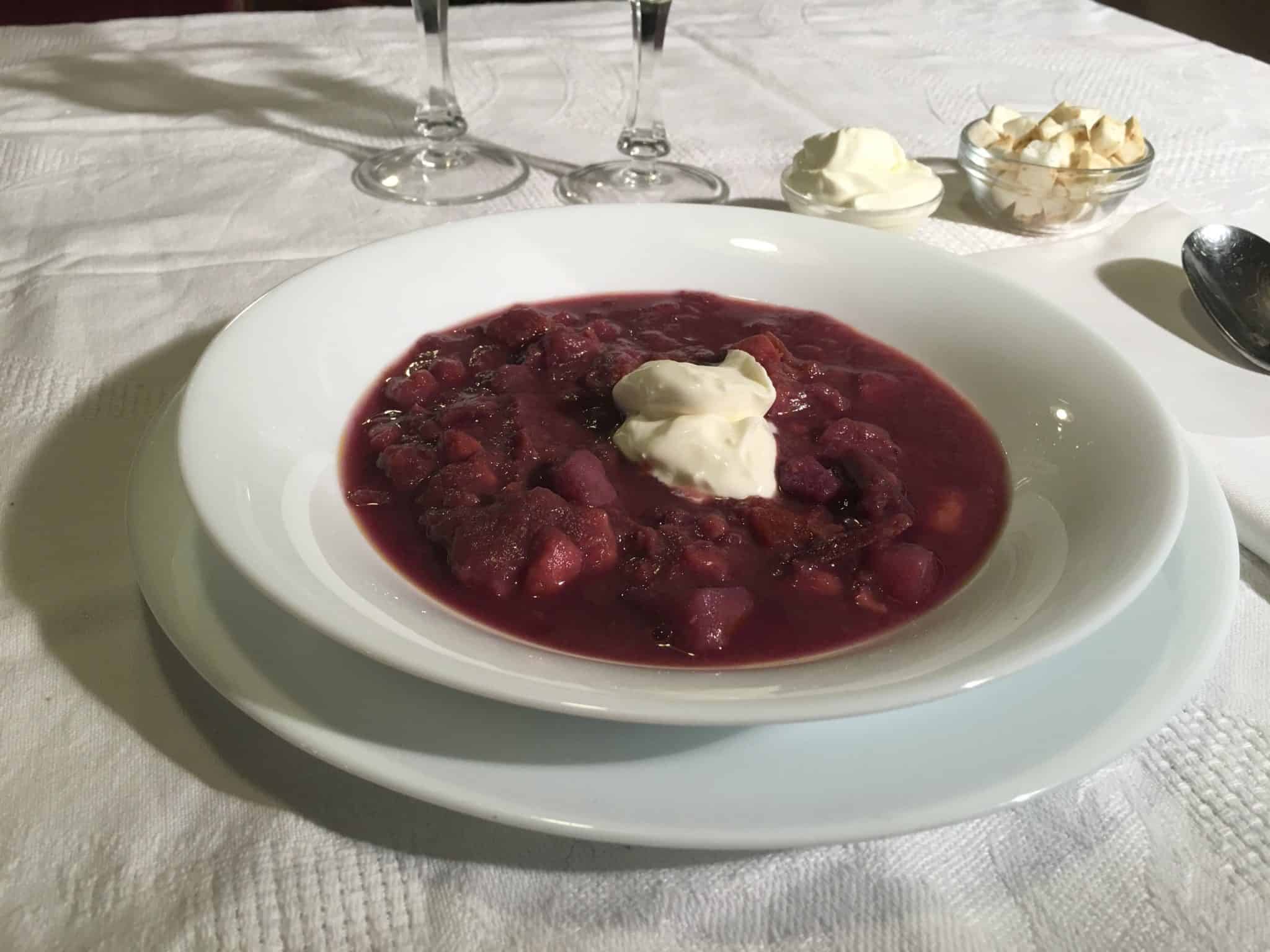 Zuppa di castagne buonissima! con patate dolci, zucca e carote viola
