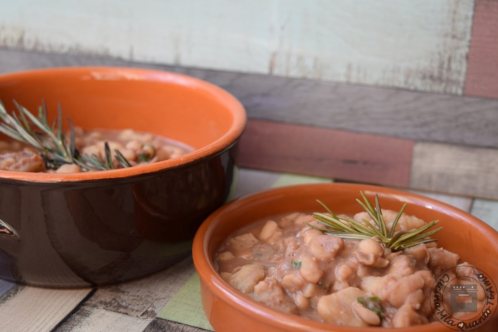 Zuppa di castagne, porcini e fagioli