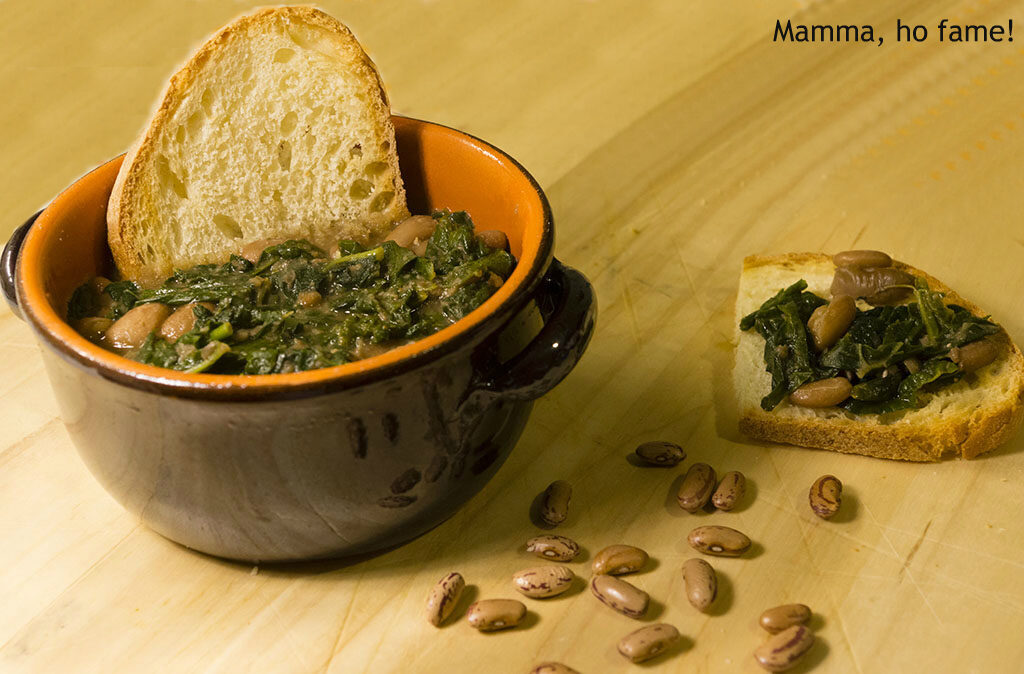 Zuppa di cavolo nero e fagioli