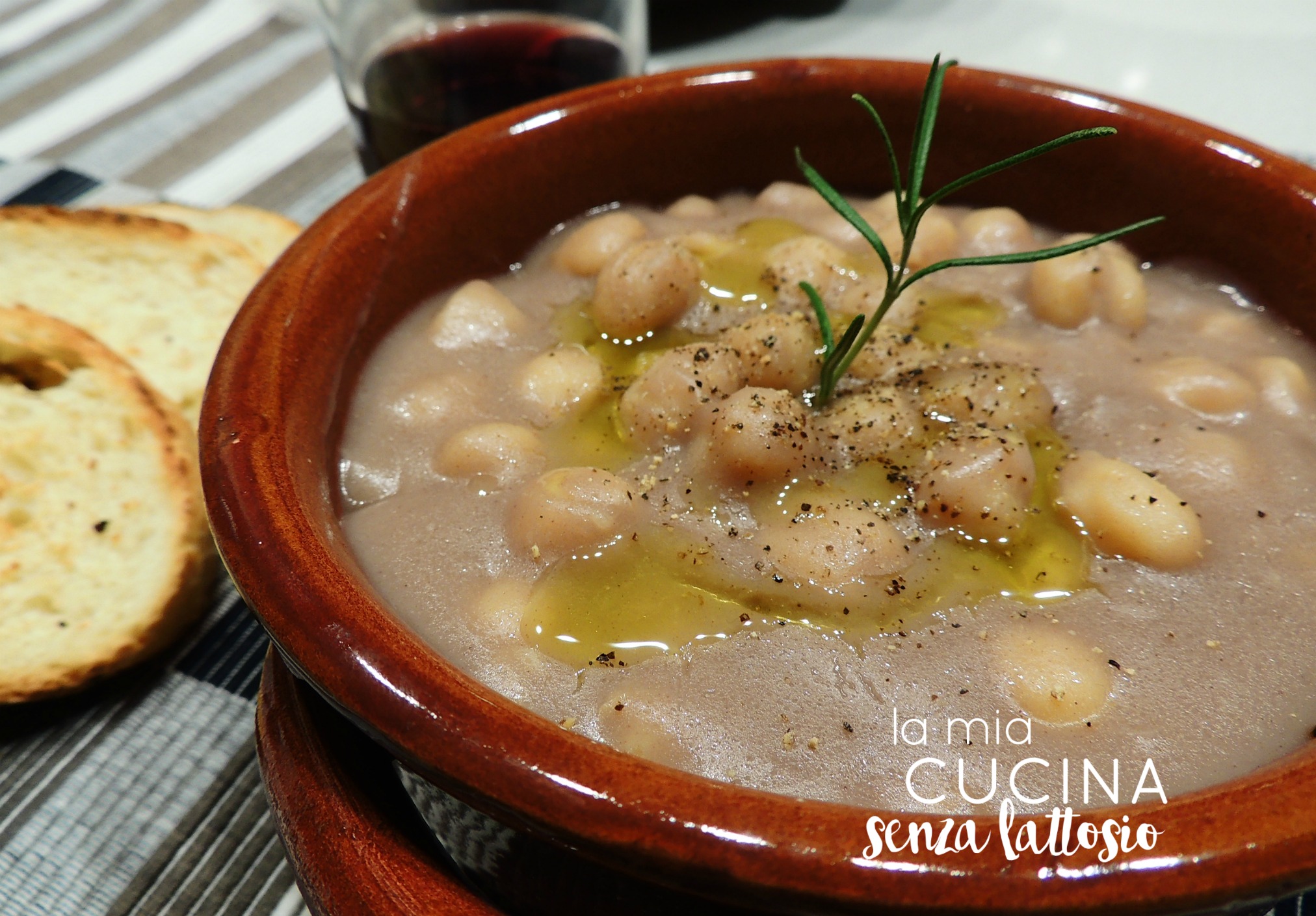 Zuppa di ceci e castgne