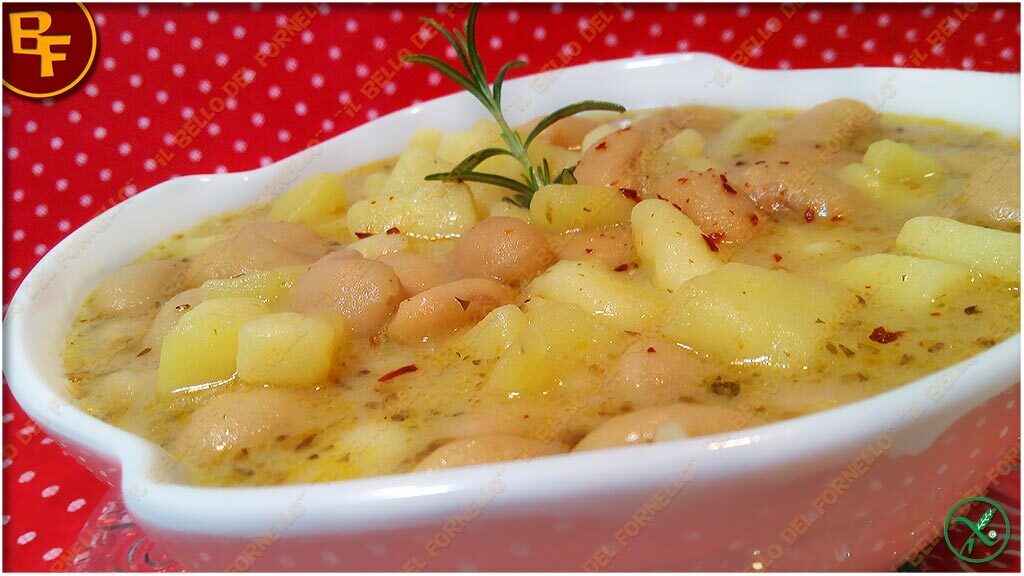 Zuppa di fagioli cannellini e patate
