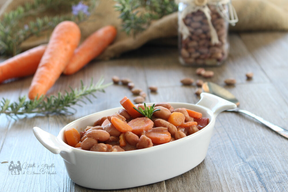 Zuppa di fagioli e carote