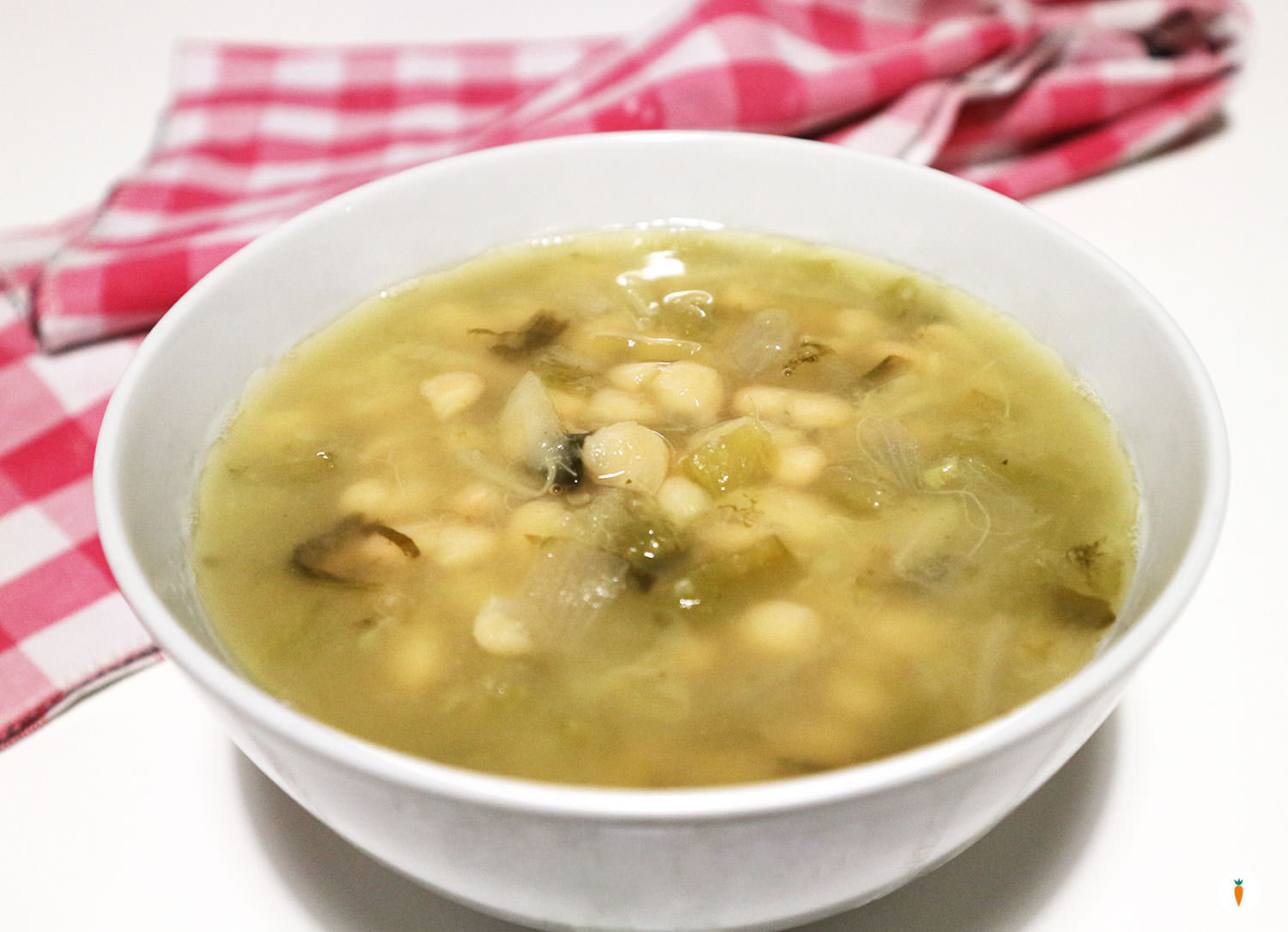 Zuppa di fagioli toscani al verde