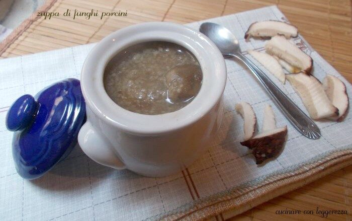 Zuppa di funghi porcini