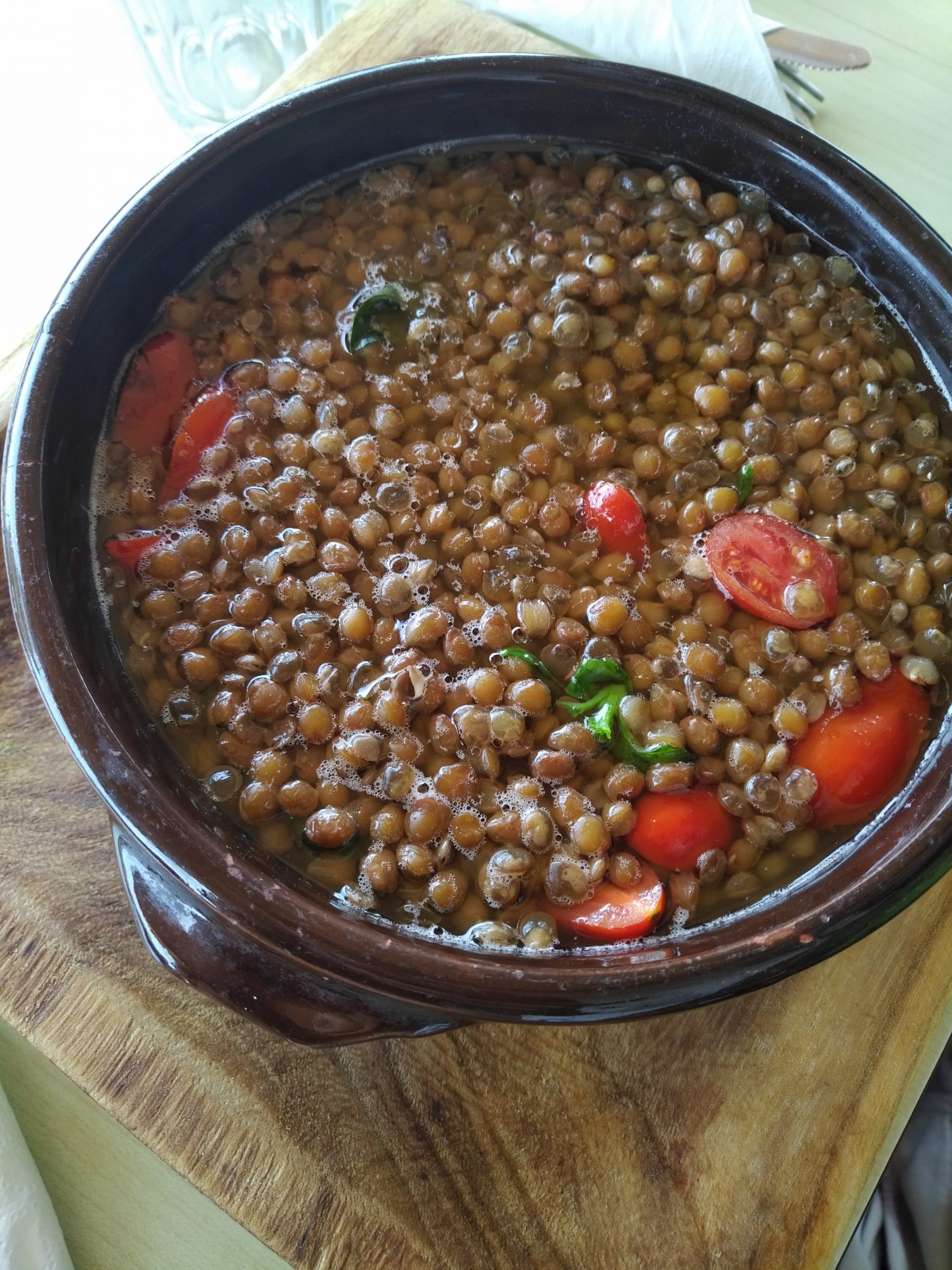 Zuppa di lenticchie alla ponzese