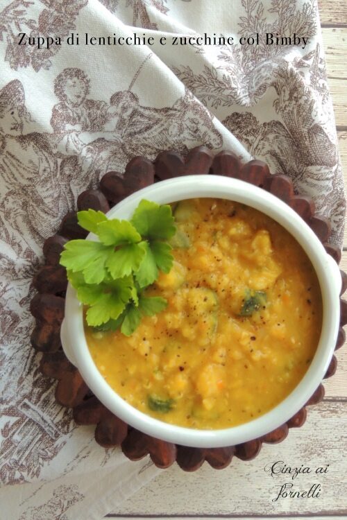 Zuppa di lenticchie col bimby
