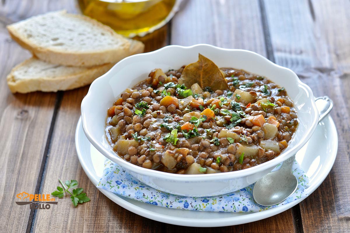 Zuppa di lenticchie con la slow cooker