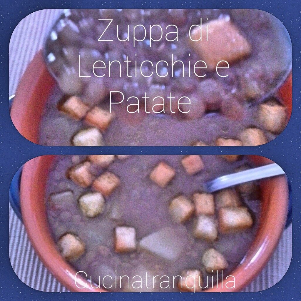 Zuppa di lenticchie e patate