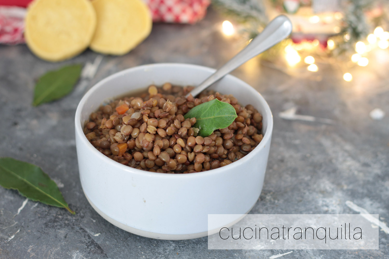 Zuppa di lenticchie in bianco