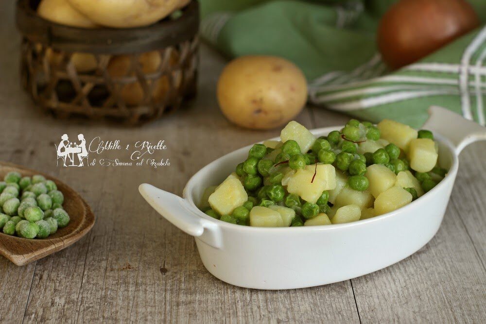 Zuppa di patate e piselli