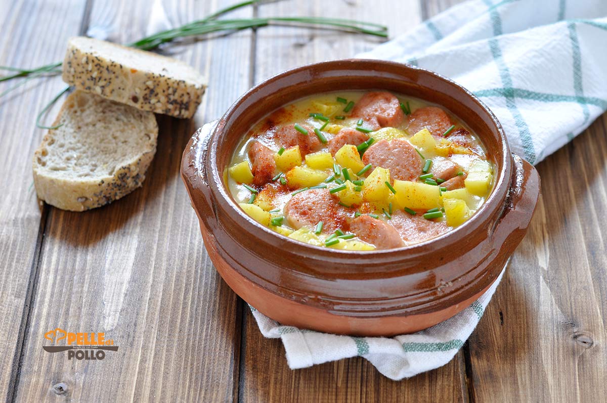 Zuppa di patate e wurstel