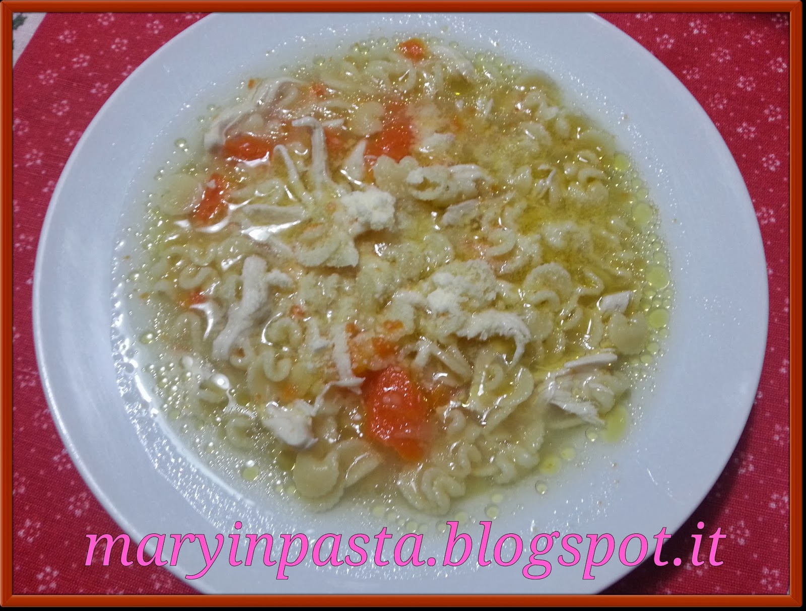 Zuppa di petto di pollo