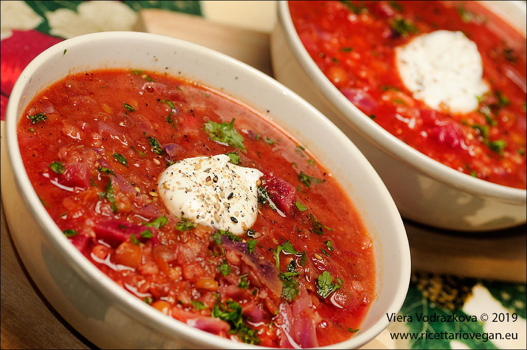 Zuppa di rapa rossa,lenticchie e sorgo senza glutine