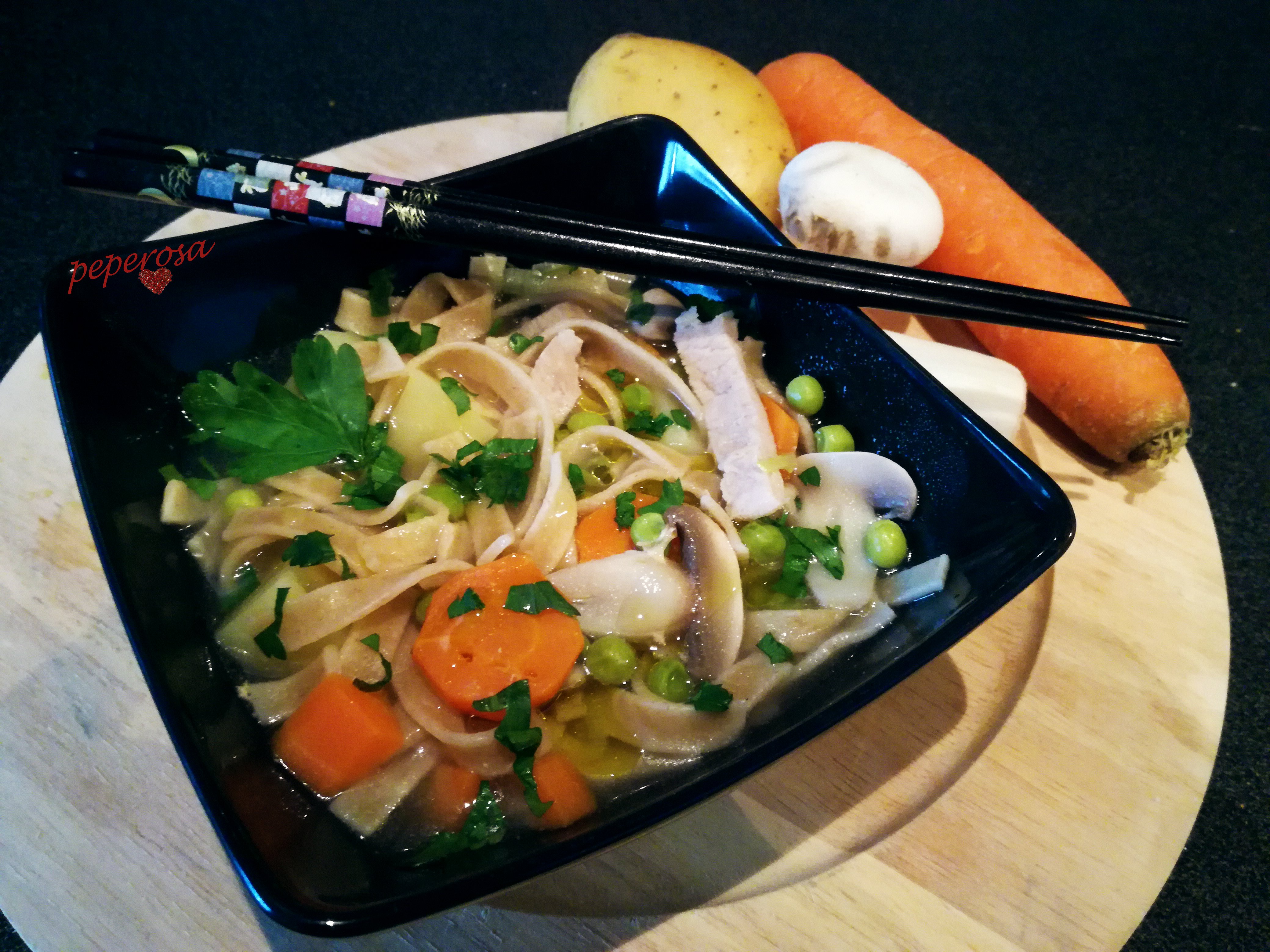 Zuppa di tagliatelle