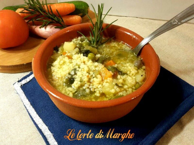 Zuppa di verdure con fregola