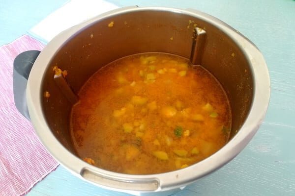 Zuppa di verdure e fagioli bimby