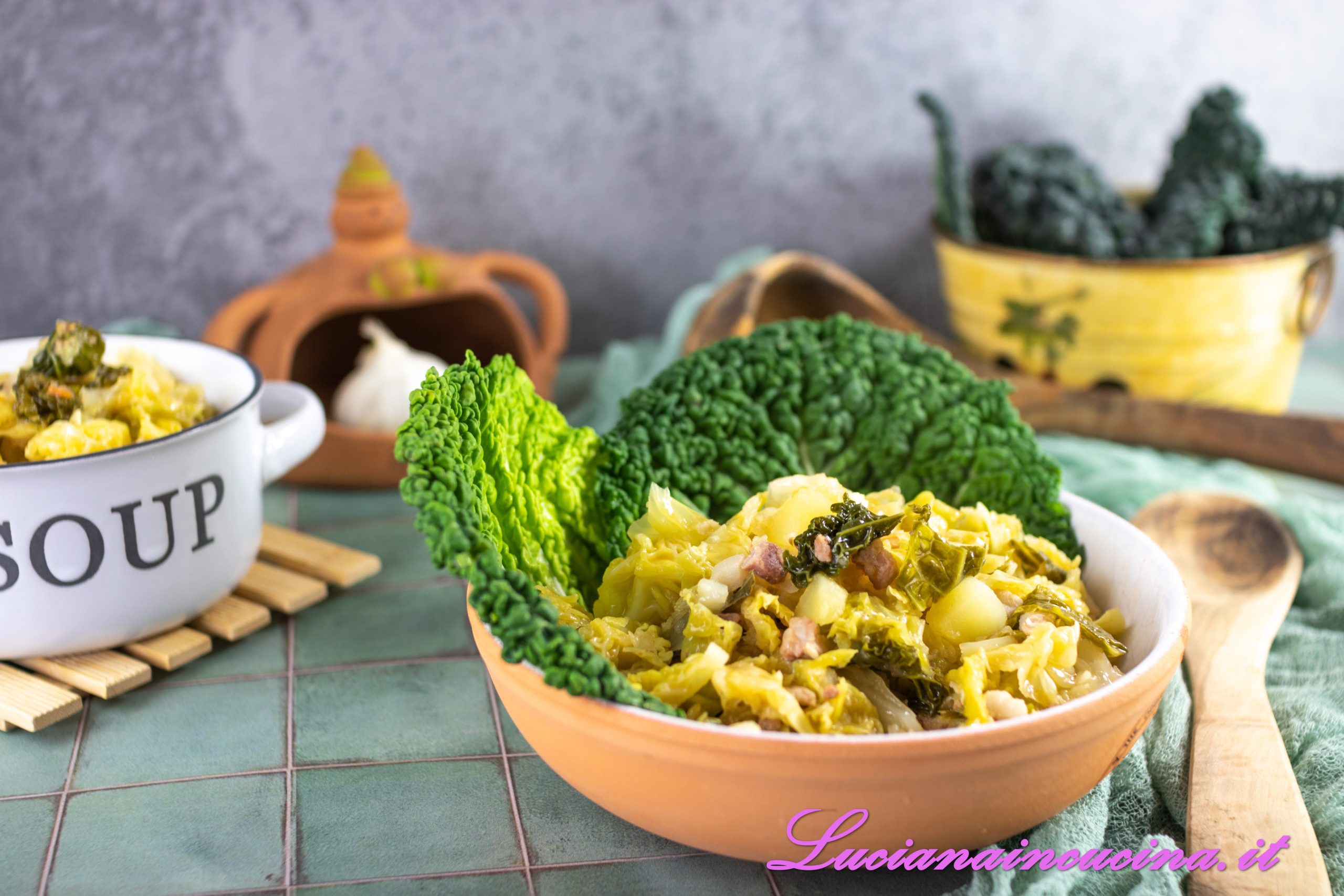 Zuppa di verza e pancetta