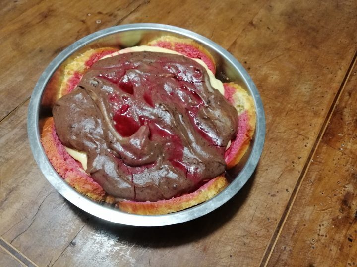 Zuppa inglese con ciambella