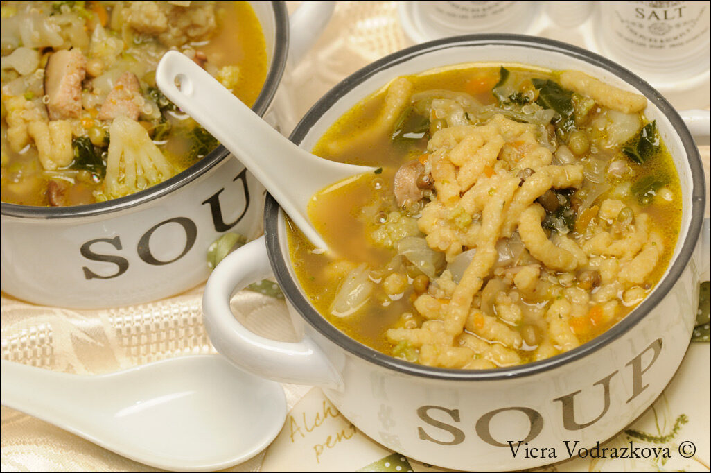 Zuppa invernale con passatelli a modo mio