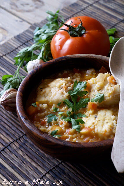 Zuppa speziata di pomodoro e merluzzo con couscous…e gli ebrei livornesi a tunisi