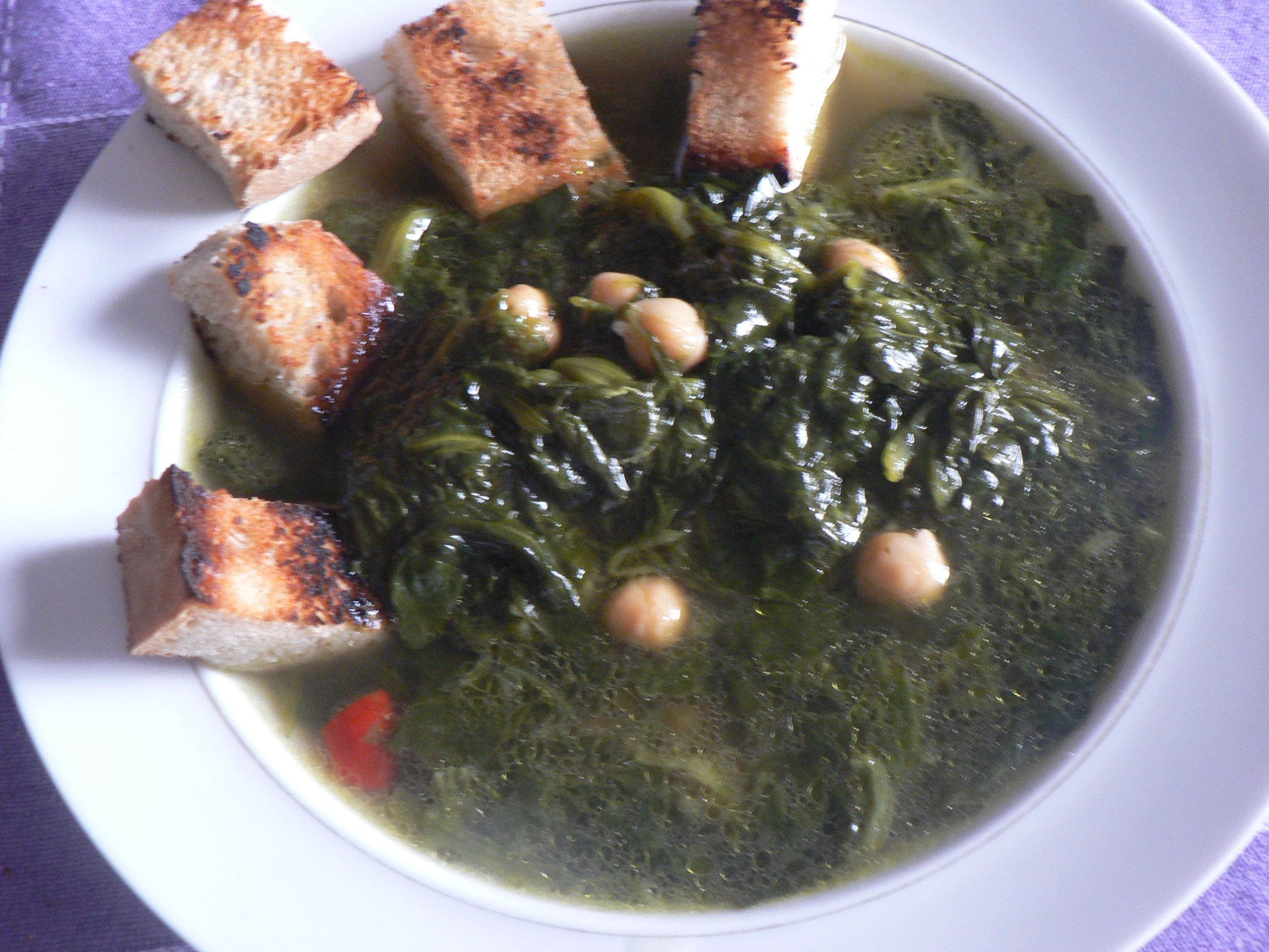 Zuppa spinaci e ceci-ricetta tradizionale | noi due in cucina