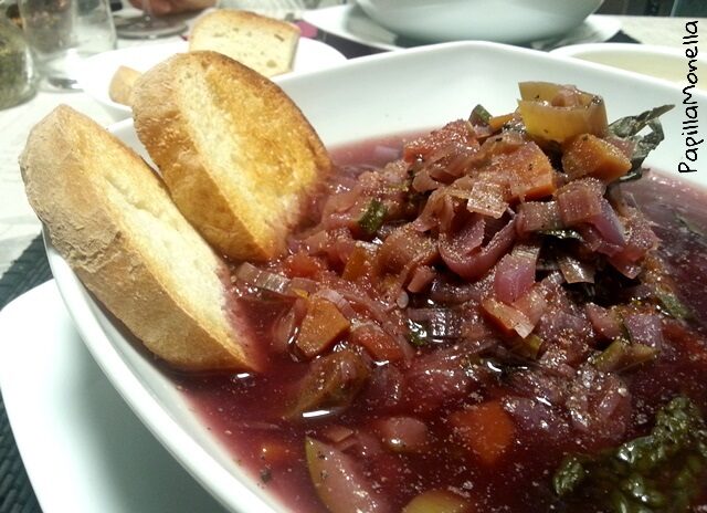 Zuppa ubriaca con cavolo nero