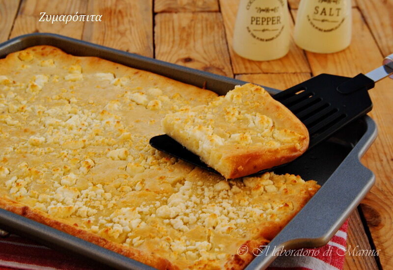 Zymaropita, torta al formaggio feta