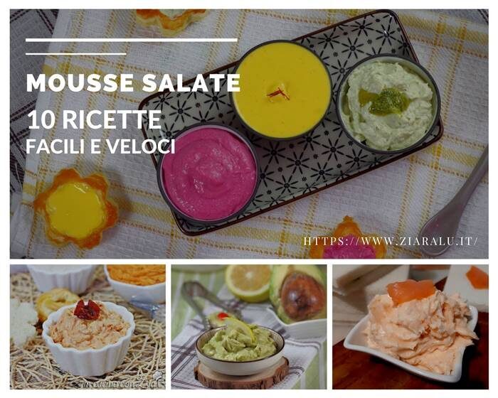 10 Mousse salate facili e veloci