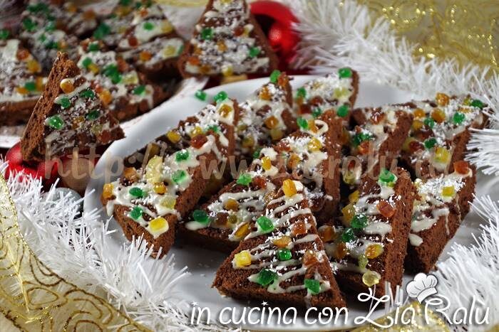 Alberelli al cioccolato glassati all’arancia