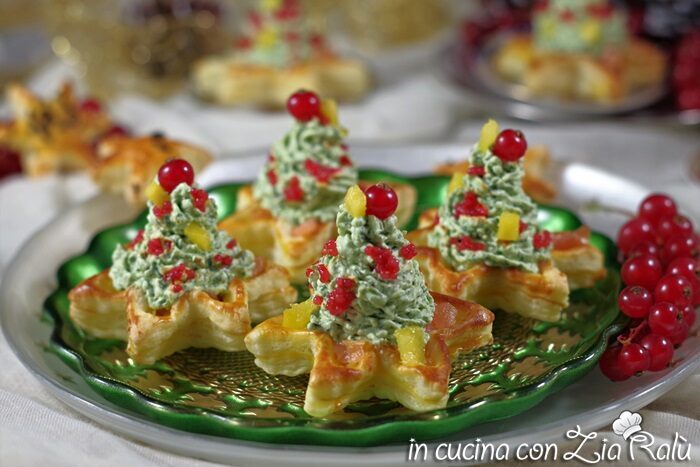 Alberelli di mousse – antipasto di natale