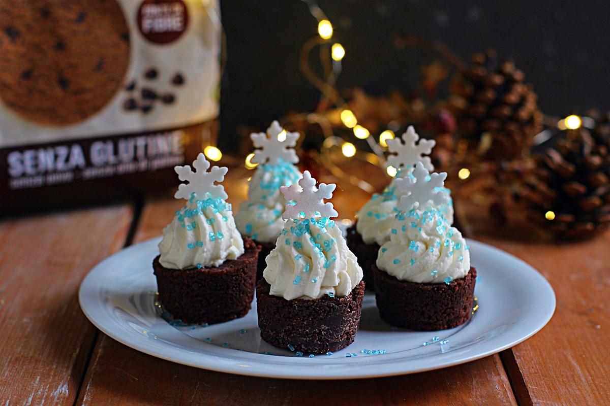 Alberi di natale con ciocco dark inglese senza glutine
