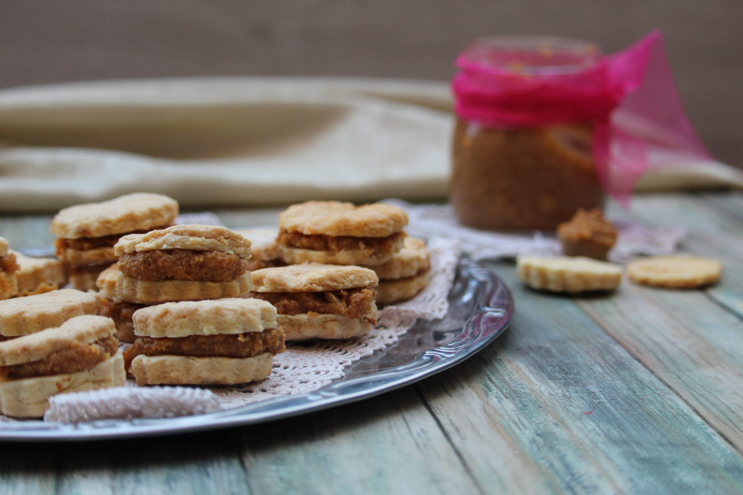 Alfajores con dulce de leche (cile)