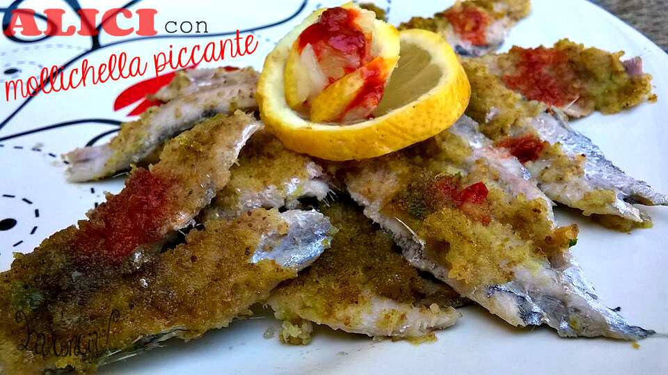 Alici con mollichella piccante