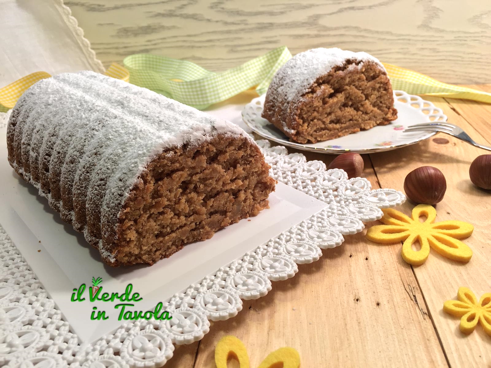 Amor polenta vegano con banane e nocciole – videoricetta